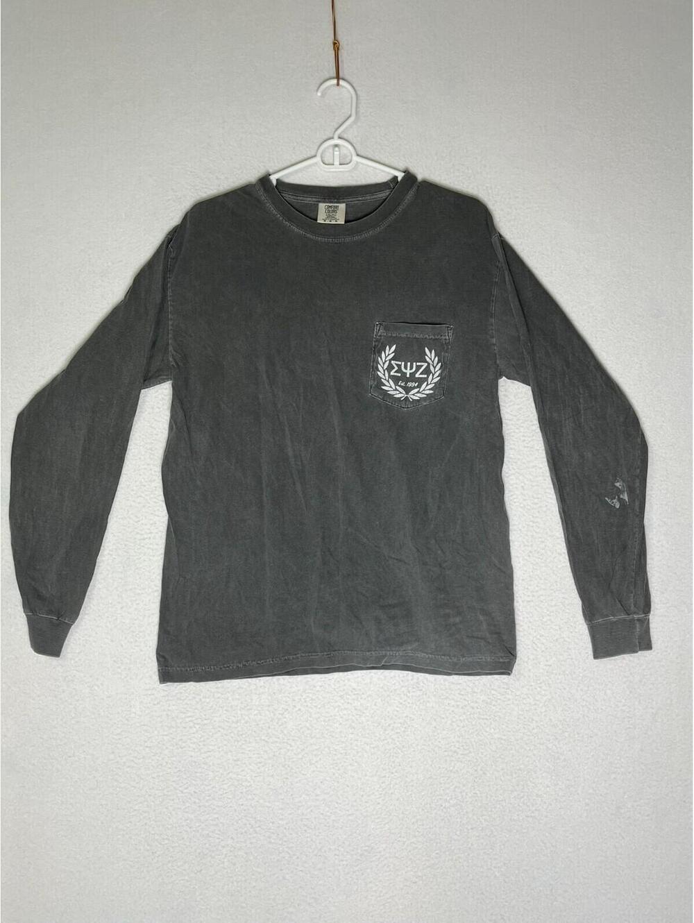 Vintage Comfort Colors Gray University of Arizona Wildcats Pocket Tee Men's SZ M